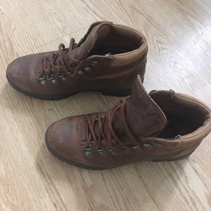 Timberland brown hiking boots